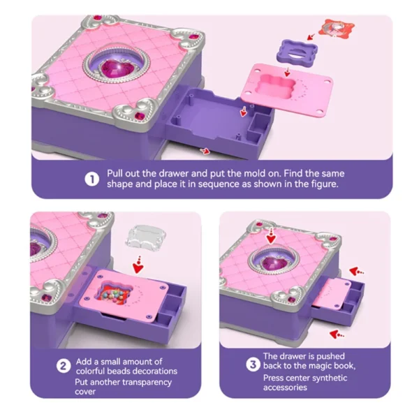 3D DIY Sticker Machine Gift Children Educational Toys Handmade Magic Book Pelbagai 67pcs