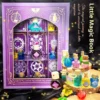 Mini Magic Book DIY Potion Bottle Kit   Kids Science Experiment Set  Creative Birthday Gift  Educational STEM Craft Activity for Children
