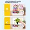 Kids Magnetic Face Puzzle Toy   Educational DIY Facial Expression Matching Game for Toddlers 3 to 6 Years Old   Boosts Cognitive Skills   Creativity